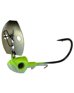 Chartreuse White w/ Nickel Blade