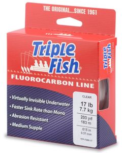 Hi Seas Triple Fish 100% Fluorocarbon Line