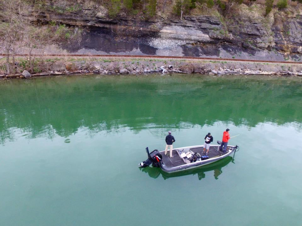 Fishing on Cayuga Lake